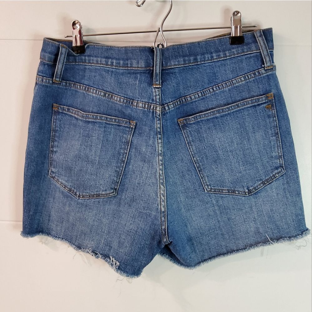 Madewell High Rise Denim Shorts Size 30 - Picture 4 of 15